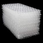 200 Pcs Clear Bubble Pouches Bags 4x8 inch, Protective Bubble Pouch Double Walled Flush Cut Thickening Shockproof Foam Wrap Bags for Cushioning, Packing, Shipping, Moving and Storage