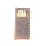 JJNUSA Leather Tooth Pick Case, Leather Toothpick Holder Restaurant & Cafe Supplies, Household & Canteen Accessories