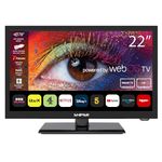 Sniper 22″ SMART LED Camping TV – webOS – Bluetooth 5.0, Wifi, Freeview Tuner, Satellite Tuner, Streaming & Catchup, 3 x HDMI, 2 x USB, Multimedia player, HD