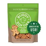 Cloud Star Soft & Chewy Buddy Biscuits Dog Treats, Roasted Chicken Flavor, 6-Ounce Pouches (Pack of 4)