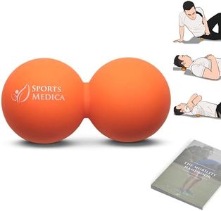 Peanut Massage Ball - Double Lacrosse Ball Massage Ball Therapy | Trigger Point Deep Tissue Exercise | Back Muscle Foam Roller for Myofascial Release | Suboccipital Spine Device - Pressure Point Ball