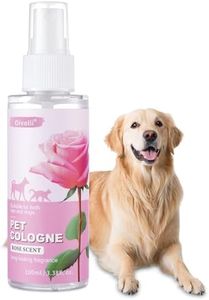 Oivolii Natural Pet Cologne | Perfume For Dogs & Cats Premium Grooming Spray Long-Lasting Rose Scent Deodorizing Conditioning & Odor-Eliminating for All Coat Types