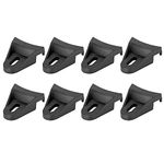 X AUTOHAUX 8pcs Black Car Subwoofer Speak Grill Clips Clamps Fit for 4" 6" 8"