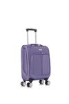 Skylark Cabin Carry Suitcase 20" Lightweight 4 Wheel Spinner 3-Digit Combination Lock Soft Shell Luggage Hand Luggage Flight Bag for EasyJet Ryanair Birtish Airways and All Other Airlines 55x35x20