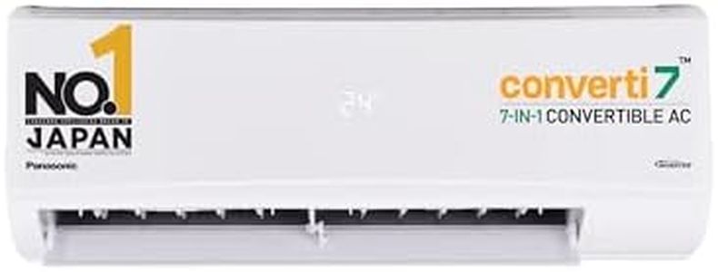 Panasonic 1.4 Ton 3 Star Inverter Split AC (Powerful Mode, Copper Condenser, 7in1 Convertible, 2-Way, PM 0.1 Filter, CS/CU-SU17AKY3T, White)