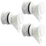 Omoojee Push-Button Spigot Cooler Spigot Replacement, Compatible with Igloo 2-10 Gallon Water Coolers, Durable Beverage Jugs Spigot (3 Pcs)