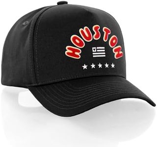 Daxton Vintage Fashion Trucker Hats Love American Cities Retro Premium Collection, Houston Black Cap