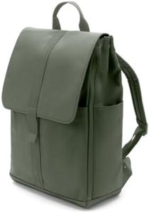 Bugaboo Sac à Dos à Langer, Sac Durable fabriqué à partir de matériaux recyclés, Hydrofuge, Facile à Nettoyer, Comprenant Un Matelas à Langer et Un Porte-Bouteille Isotherme, Forest Green