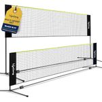 Lifelong Portable Badminton Net Set - Net for Tennis, Soccer Tennis, Pickleball, Kids Volleyball - Easy Setup Nylon Sports Net with Poles 10 feet
