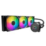 MASTERLIQUID 360L Core ARGB AIO CPU Liquid Cooler, Water Cooling System, 3 x120mm ARGB Fans, 360mm Radiator Compatible with AMD Ryzen AM5/AM4/Intel LGA1700/1200/1151 Black