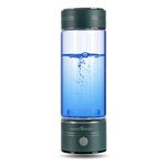 amiciSmart Hydrogen-Infusing Glass Water Bottle - Enhances Hydration with Elevated PPB Levels and Reduced ORP for Superior Wellness