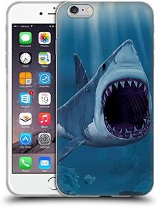 Head Case Designs Officially Licensed Vincent HIE Shark Bite Underwater Soft Gel Case Compatible with Apple iPhone 6 Plus/iPhone 6s Plus