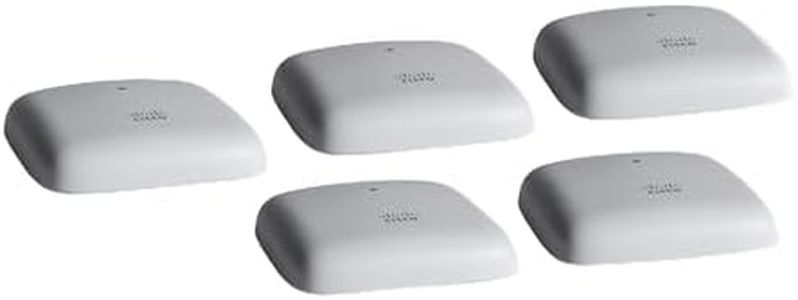 Cisco Business 5-CBW140AC-D Wi-Fi Access Point |802.11ac | 2x2 | 1 GbE Port | Ceiling Mount | 5 Pack Bundle | Limited Lifetime Protection (5-CBW140AC-D)