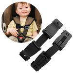 ALLWYOU 2Pcs Car Seat Belt Clip, Anti Escape Car Seat Strap, Car Seat Safety Clip for Baby/Kids, No Threading Required，Harness Chest Clip, Prevent Children Taking Their Arms Out of The Straps