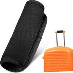 NIHSPRUHAY Comfortable Luggage Handle Wrap, Easy Carry Suitcase Handle Cover Comfortable Hold for Travel Case(Black)