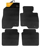 FSW - Tailored Car Mats - 6 2013-Onwards SALOON - HEAVY DUTY 3mm Rubber Matting - Anti Slip Mat - Waterproof, Non Slip Car Floor Mat, Fitted with Clips & Anti Slip Backing - 4 Rubber Floor Mat Set