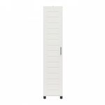 Systembuild Evolution Loxley 16" Wide 1 Door Shiplap Cabinet, White