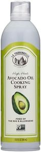 La Tourangelle, Avocado Oil Spray, All-Natural Handcrafted from Premium Avocados, Great for Cooking, Butter Substitute, and Skin and Hair Care, Spray Cooking and Grilling Oil, 13 fl oz