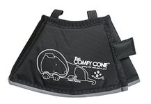 The Comfy Cone Pet Recovery Collar by All Four Paws, X-Small, Black