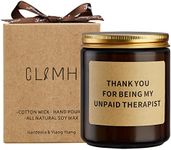 Thank You For Being My Unpaid Therapist Candle,best friend gift,funny candles,scented soy candles,Valentine Gift,Gardenia & Ylang Ylang Scented Candles