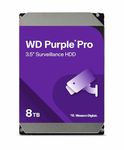 Western Digital 8TB WD Purple Pro Surveillance Internal Hard Drive HDD - SATA 6 Gb/s, 256 MB Cache, 3.5" - WD8002PURP