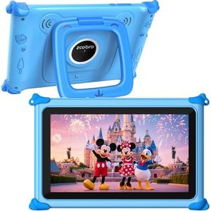 Kids Tablet 7 inch Tablets for Kids 3-7 32GB Toddler Tablet with Protective Case Android Kid Learning Tablets with WiFi YouTube Parental Control Netflix GMS Child Computer for Baby Boys Girls (Blue)