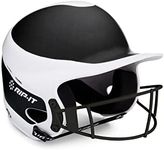 RIP-IT | Vision Pro Softball Batting Helmet | Matte | Two-Tone Black M/L | Lightweight Women's Sport Equipment