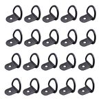 20pcs Tie Down Ring Hook Load Anchor Trailer Stainless Steel Lashing Ring Securing Lashing Rings Trailer Tie Down Ring for Securing Loads in Cars Lashing Eyelet Securing Loads in Cars Kayak