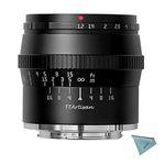 TTArtisan 50mm F1.2 APS-C Cameras Lens Manual Focus MF Compatible with Canon M Mount M1 M2 M3 M5 M6 M6II M10 M100 M50