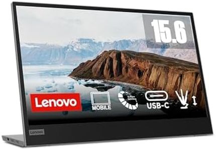 Lenovo L15 15.6 Inch Portable Monitor | FHD, 1080p, 60Hz, IPS, 6ms, USB-C/Type-C Connector