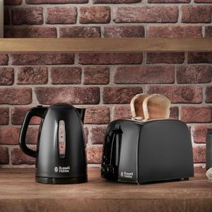 Russell Hobbs 1.7L Cordless Kettle – Fast Boil, Black, Anti-Scale Filter