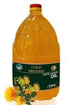 Healthy Roots 5L Cold Pressed Safflower/Kardai Oil (Virgin, Chekku/Ghani) - 5 Litre Wood Pressed safflower oil for cooking