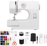 Maxkon Mini Sewing Machine Electric Reverse Stitching Potable Mending Kit 12 Stitches Compact Household for Beginners