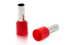 GLOBOMOTIVE Electric Cord End Terminal 12 mm with PVC Insulated for Electrical Connections - Cable Insulated Electrical Lug Connector Terminal (Pack of 200, 10 sqmm)