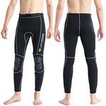 LayaTone Wetsuit Pants for Men Women 3mm Neoprene Pants Wetsuit Trousers for Swimming Surfing Diving Snorkeling Kayaking