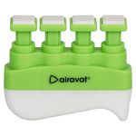 Airavat Finger Exerciser, Finger Hand Grip, Finger Exerciser Hand Grip Strengthener, Finger Muscles, Knuckles, Hands, Finger Strengthening for Guitar Practice, Rock Climbing Training (Green)