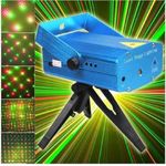 Zilloquil Party Lights, Disco DJ Lights Rave Stage Lighting Projector Effect Sound Activated Flash Strobe Light for Parties Bar Club (DJ Light), Corded Electric, LED, 240 Volts, red And Green