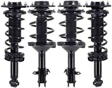 PM Auto Set 4 Front-Rear Quick Complete Strut-Coil Spring For 2012-2016 Subaru Impreza Sport Premium, Sport Limited, Premium, Limited, Base