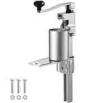 VEVOR Manual Can Opener, Commercial Table Opener for Large Cans, Heavy Duty Can Opener with Base, Adjustable Height Industrial Jar Opener for Cans Up to 11.8" Tall, for Restaurant Hotel Home Bar