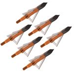100 Grain 3 Blade Crossbow 1 3/16" Cut 6 pk