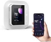 vine Smart Thermostat for House, WiFi Thermostats for Home Work with Alexa and Google Assistant, 7day x 8period Programmable, Energy Star Certified, C-Wire Required