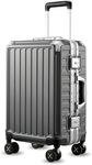 LUGGEX Zipperless Luggage with Spin