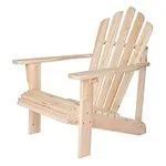 Shine Company Westport Adirondack Chair, Natural