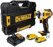 Dewalt DCF809D2T-GB 18V 2Ah Cordless Impact Wrench, Black/Yellow