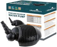 AllPondSolutions Pond Filter Pump 8000 L/H, Fully Submersible - Energy Efficient Koi Fish Waterfall Pump 6mm Solids Handling. 8000PP