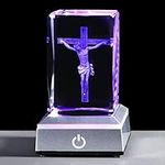 YWHL 3D Jesus Cross Figurine with C