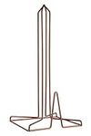 Premier Housewares 507559 Vertex Kitchen Roll Holder - Copper Plated , 15 x 15 x 31 cm