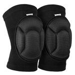 Soudittur Adult Soft Knee Pads for Dance, Thick Sponge Collision Avoidance pad, for Construction Football Volleyball Yoga Warm Knee Sleeve, 2 Pack (01)