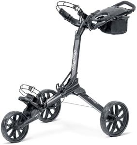Bag Boy Nitron Golf Push Cart, Graphite/Charcoal