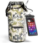 Earth Pak Waterproof Dry Bag with Zippered Pocket - Waterproof Dry Bag Backpack Keeps Gear Dry for Boating, Camping, Fishing, Beach Drybag, Kayak Accessories - Dry Bags Waterproof with Phone Case